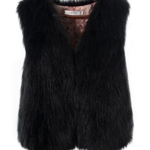 Ailubaodan Mink Faux Fur Stylish Vest